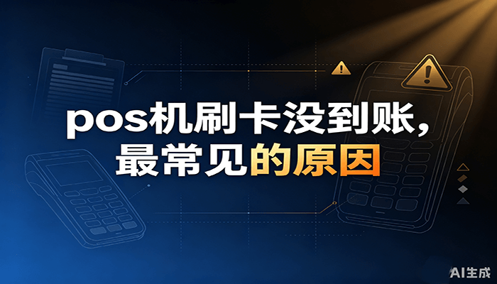pos机刷卡没到账原因