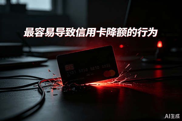信用卡降额的行为