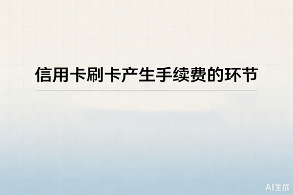 信用卡刷卡手续费