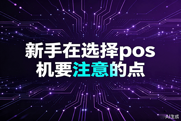选择pos机时要注意事项