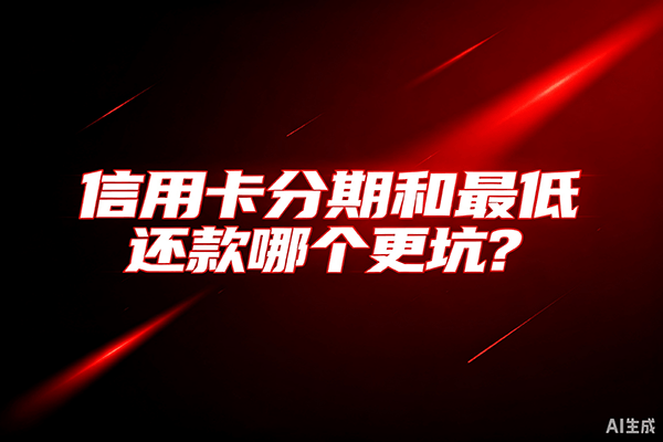 信用卡分期和最低还款
