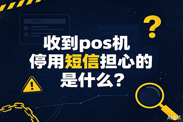 收到pos机停用短信担心是什么