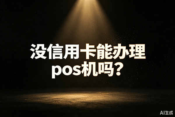 没信用卡可以办pos机吗