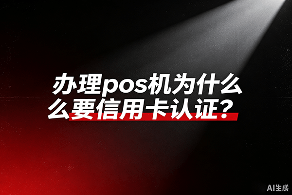 办pos机为什么要认证信用卡