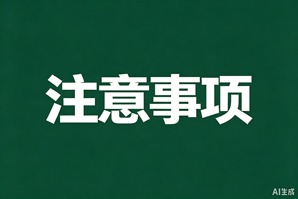 注意事项