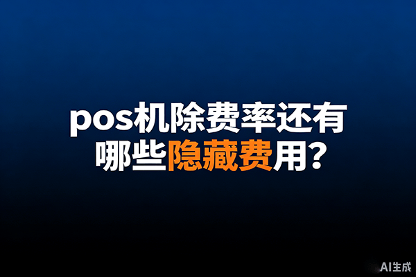 pos机隐藏费用
