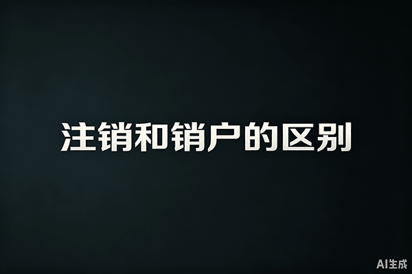 注销和销户的区别
