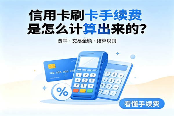 信用卡刷卡手续费怎么计算